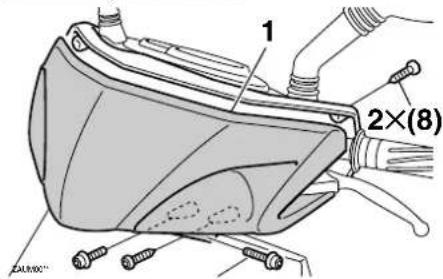 YAMAHA Cygnus125 (2011) - Abdeckung A - 1