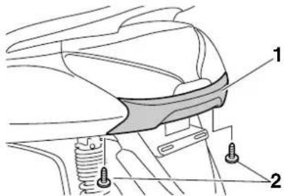 YAMAHA Majesty400 (2010) - Verkleidungsteil abnehmen - 1
