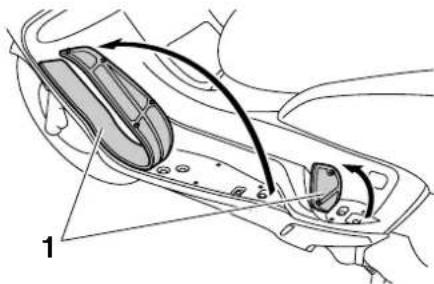 YAMAHA Majesty400 (2010) - Verkleidungsteil abnehmen - 1