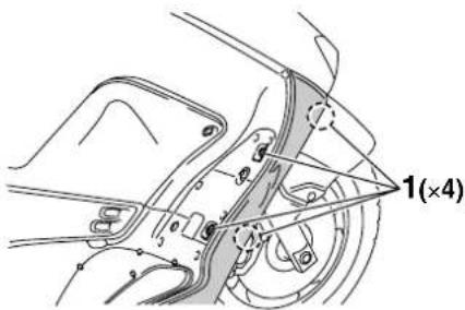 YAMAHA XP500 (2004) - Abdeckungen C und E - 1