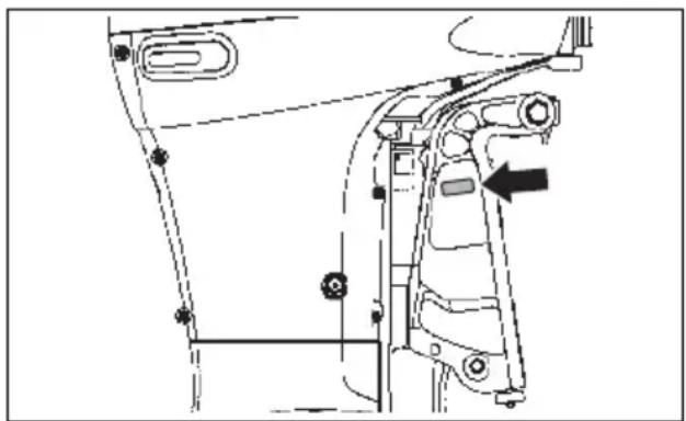 SUZUKI DF100A - IDENTIFICATION NUMBER LOCATION - 1