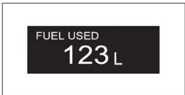 FUEL USED 123 L