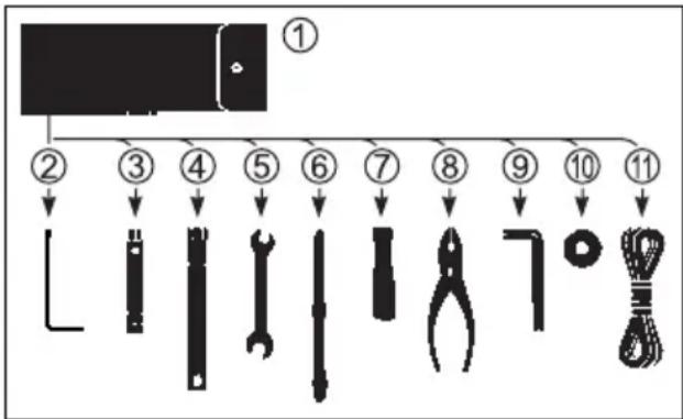 SUZUKI DF70A - TOOL KIT - 1