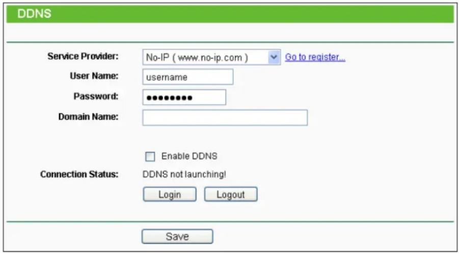 TP-LINK TL-WDR3600 - No-ip.com DDNS - 1