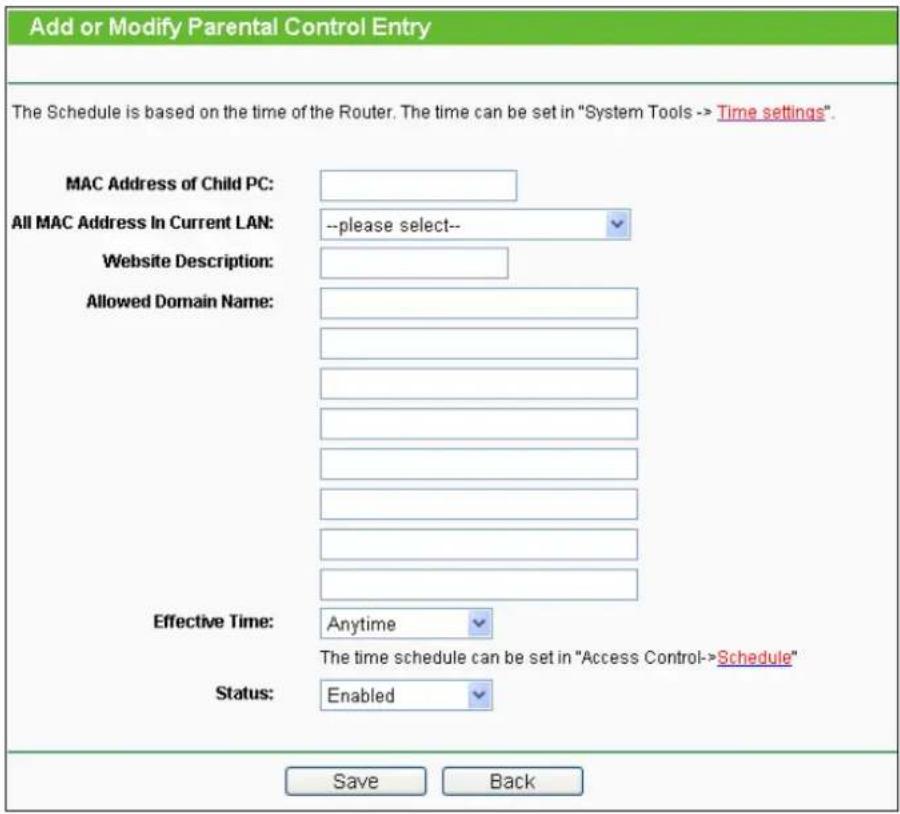 TP-LINK TL-WDR3600 - Parental Control - 2