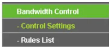 TP-LINK TL-WDR3600 - Bandwidth Control - 1
