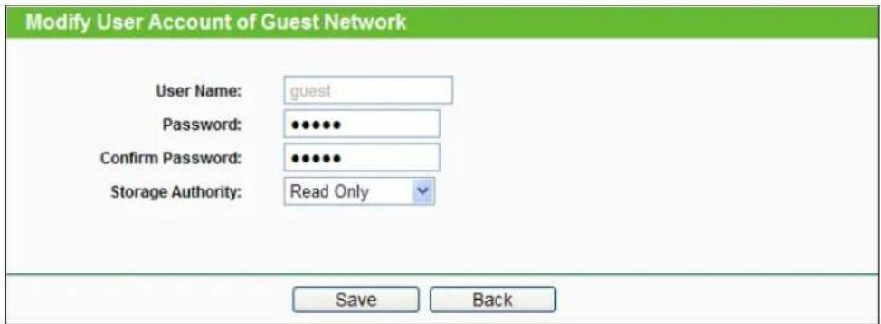 TP-LINK TL-WDR3600 - Follow the instructions below to set up your Guest Network Storage Sharing: - 1