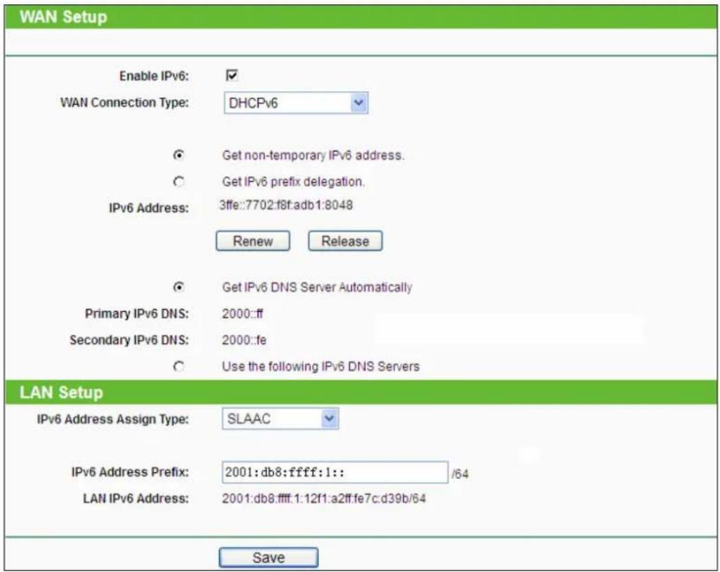 TP-LINK TL-WDR3600 - IPv6 Setup - 1