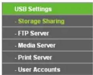 TP-LINK TL-WDR3600 - USB Settings - 1
