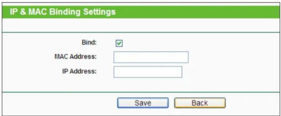 TP-LINK TL-WDR3600 - Binding Settings - 2