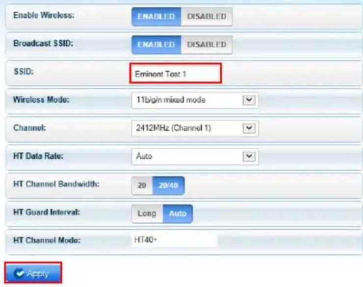 Eminent EM4591 - Wireless Basic Settings - 1