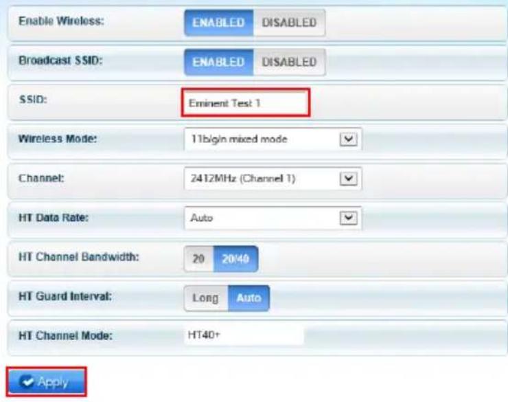 Eminent EM4591 - Wireless Basic Settings - 1