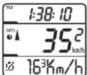 Ciclo CicloMaster CM 8.2 - Pour remettre les valeurs du jour à zéro, appuyez les touches droite et gauche en même temps pour 3sec. L'affichage « reset » apparaît sur l'écran - 1