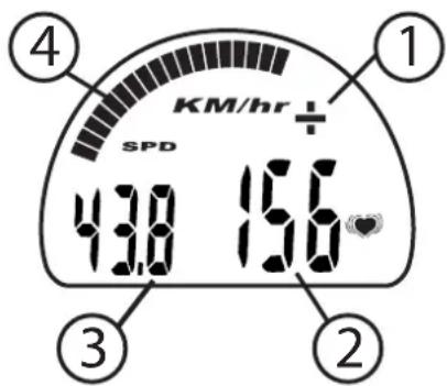 TOPCOM Speedopulse 1000w - ÉCRAN SUPÉRIEUR - 1