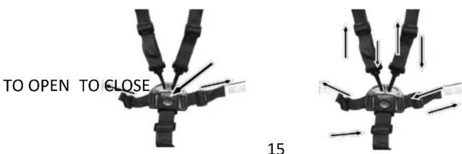 Topmark T7007 - WARNING: ALWAYS USE THE CROTCH STRAP WITH SAFETY BELTS. - 1