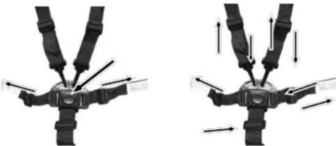 Topmark T7007 - ATTENTION: UTILSEZ TOUJOURS LA CEINTURE. NE JAMAIS UTILISER L'ENTREJAMBE SANS LA CEINTURE DE MAINTIEN. - 1