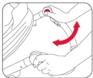 Britax-Römer Affinity - Het openen van de veiligheidsbeugel - 1