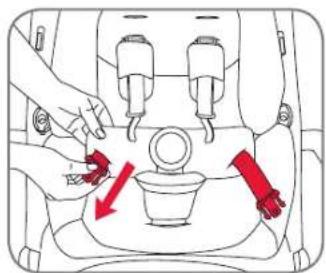 Britax-Römer Affinity - Plaatsing en gebruik van de baby inzet - 5