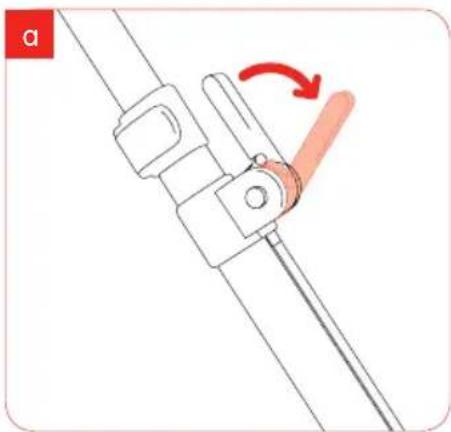 Bugaboo Cameleon - step 5 applying the parking brake - 1