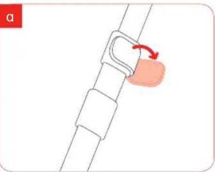 Bugaboo Cameleon - step 6 adjusting the length of the handlebar - 1