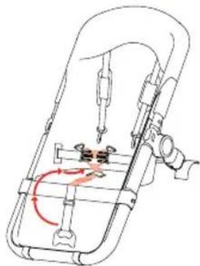 Bugaboo Cameleon - step 1 using safety belts - 1