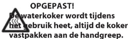 Cloer 4408 - Veiligheid tijden het gebruik van de kontaktvoet / waterkoker - 1