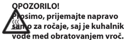Cloer 4408 - Varnostni napotki za uporabo podstavka / kuhalnika vode - 1