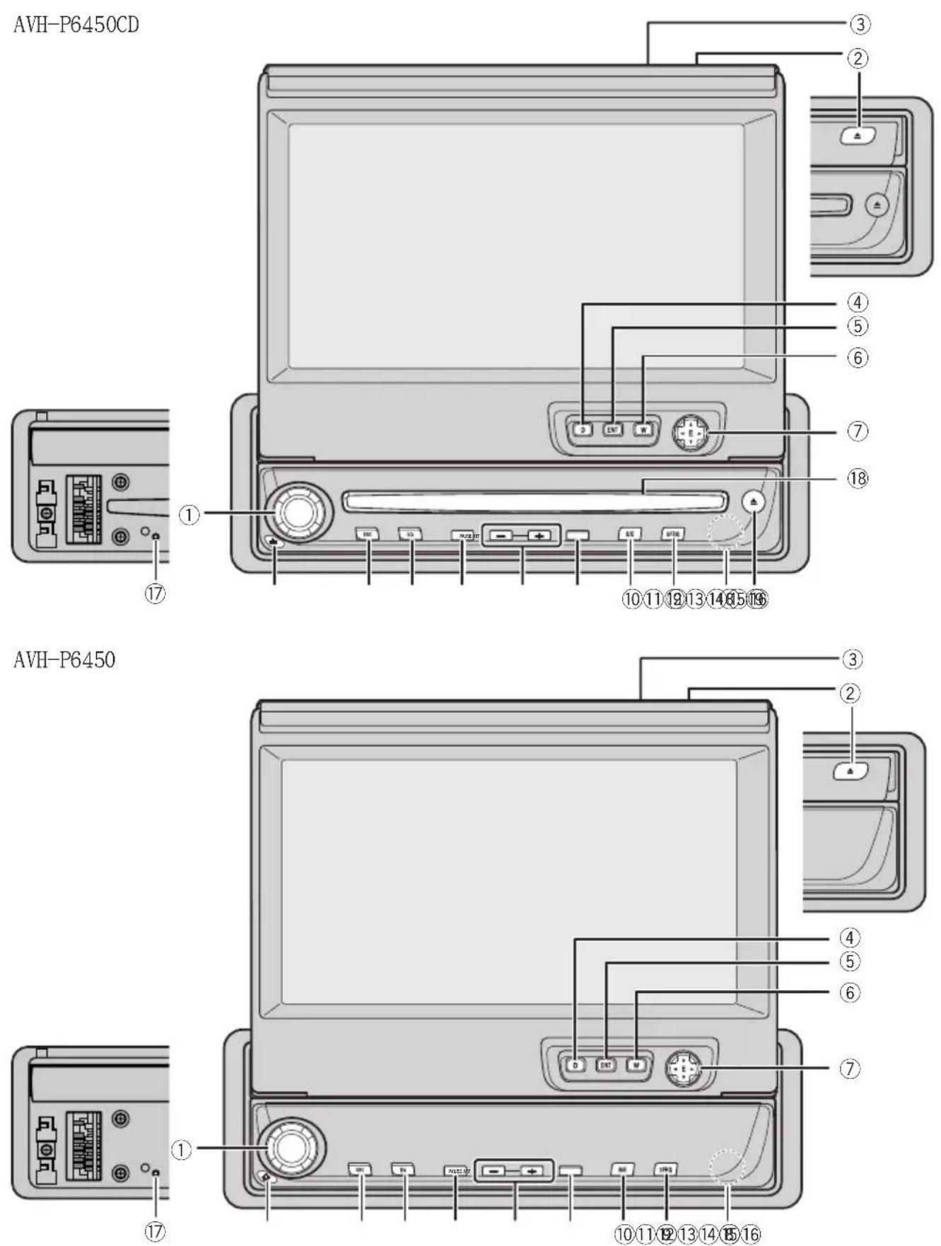 PIONEER AVH-P6450CD - 주주의의 - 1