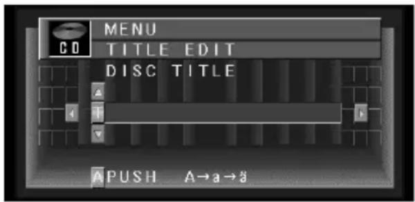 PIONEER AVH-P6450CD - 按▲或▼選擇字母表中的字母。 - 1