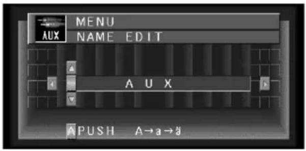 PIONEER AVH-P6450CD - 設置AUX標題 - 1