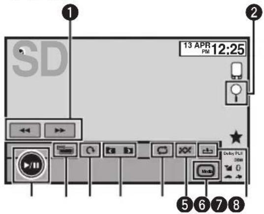 PIONEER AVH-P8450BT - Introductionofstillimage playbackoperations - 1