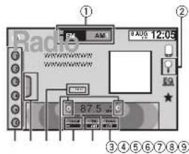 PIONEER AVH-X5550BT - Botõesdopainelsensivelaotoque - 1