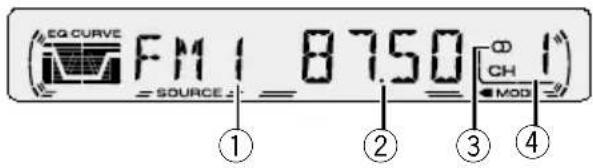 PIONEER DEH-1450 - Ouvir rádio - 1