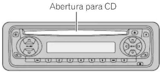 PIONEER DEH-1450 - Coloque un CD en la abertura para CD. - 1