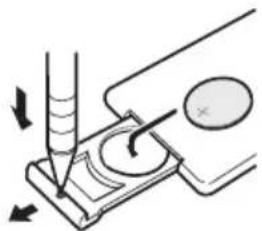 PIONEER DEH-5150UB - Installingthebattery - 1