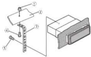 PIONEER DEH-7350BT - 1Insiraamangademontagemnopainel. - 2