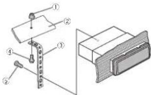 PIONEER DEH-8350SD - 1Insiraamangademontagemnopainel. - 2
