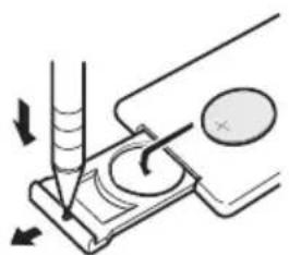 PIONEER DEH-P4050UB - Installingthebattery - 1