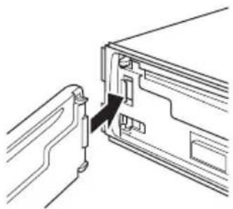 PIONEER DEH-P4050UB - Attachingthefrontpanel - 1