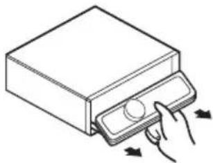 PIONEER DEH-P6050UB - Removingthefrontpanel - 2