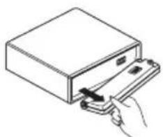 PIONEER DEH-P6950IB - 2Griptheleftsideofthefrontpaneland pullitgentlyoutward. - 1