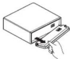 PIONEER DEH-P6950IB - 2Sujeteelladoizquierdodelacarátulay retírelaconcuidado. - 1