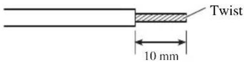 PIONEER GM-5000T - Expose the end of the speaker wires using nippers or a cutter by about 10 mm and twist. - 1