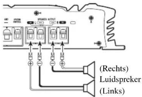 PIONEER GM-5000T - Aansluiten van de luidspreker- draden - 1