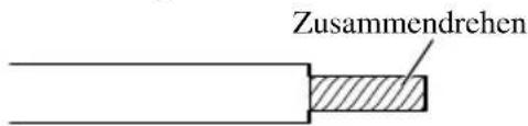 PIONEER GM-7100M - Verdrillen Sie Batteriekabel, Massekabel und System-Fernbedienungskabel. - 1