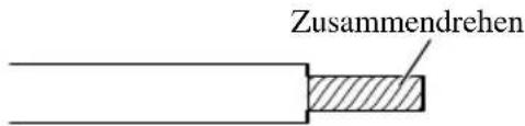 PIONEER GM-7300M - Verdrillen Sie Batteriekabel, Massekabel und System-Fernbedienungskabel. - 1