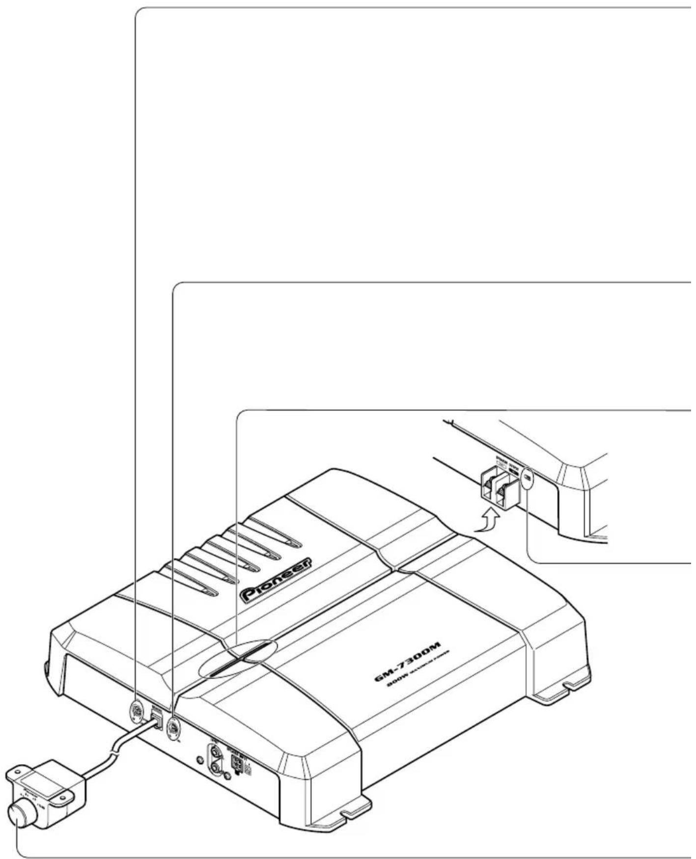 PIONEER GM-7300M - WAARSCHUWING - 1