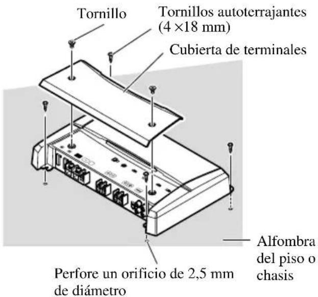 PIONEER PRS-D1100M - Recolocación de la cubierta de terminales - 1