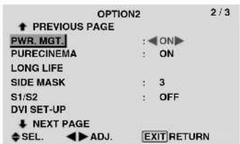 PIONEER PDP-42MVE1 - Setting the power management for computer images - 1