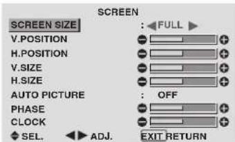 PIONEER PDP-42MVE1 - ■ Wanneer "AUTO PICTURE" op "OFF" staat - 1